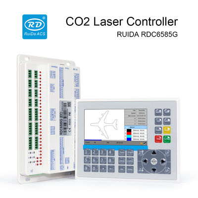 Un buen precio. Ruida RDC6585G Sistema de control láser de CO2 con control de movimiento de 8 ejes Movimiento mutuo de múltiples cabezas en línea